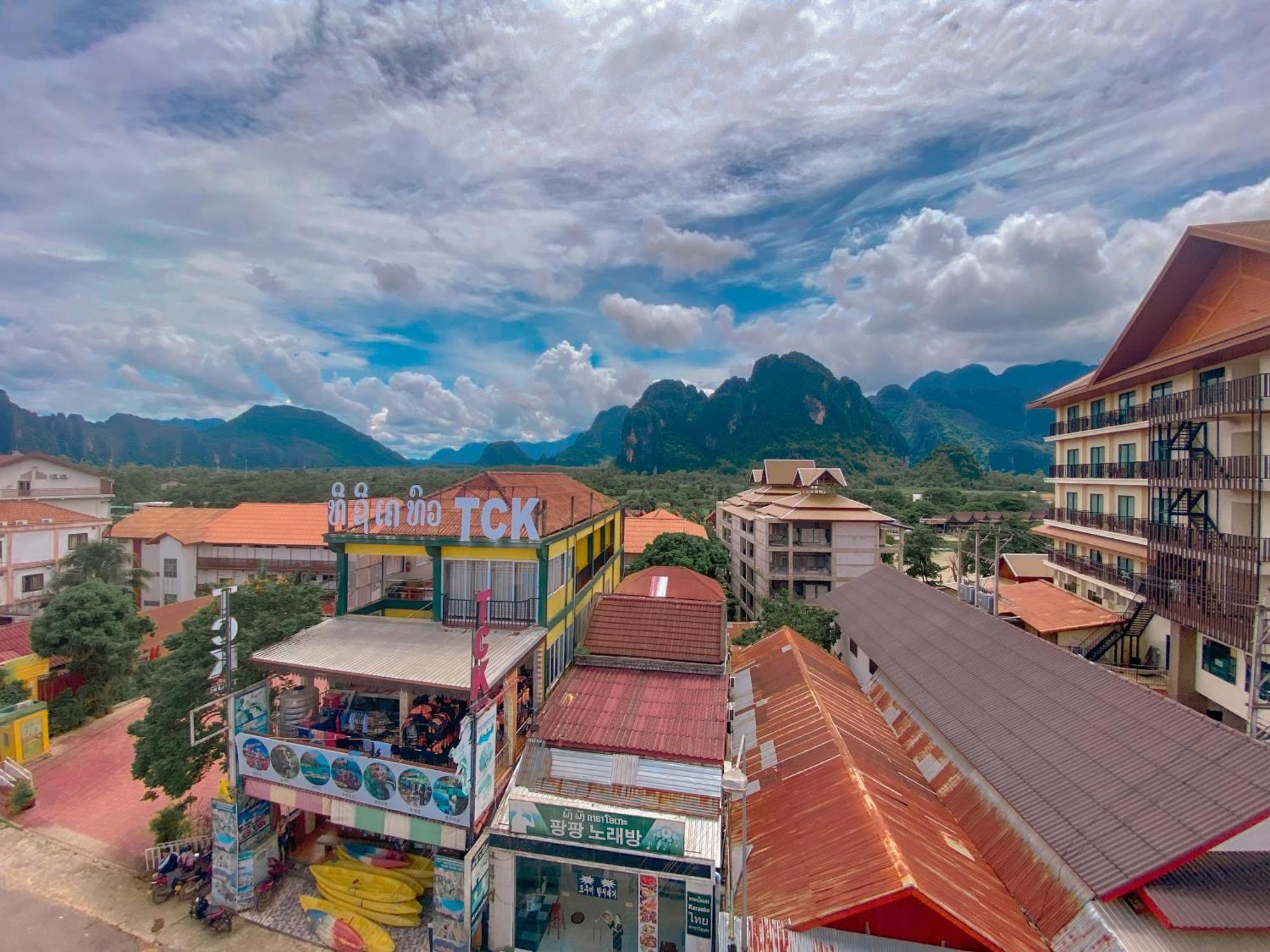Golden Dragon House Vang Vieng Exterior foto